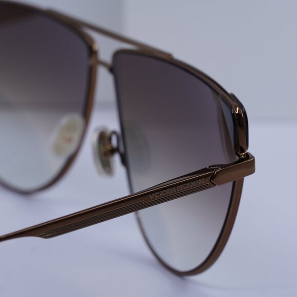 Victoria Beckham VB239S 230 Aviator Sunglasses – Brown/Brown Gradient - Picture 10 of 11